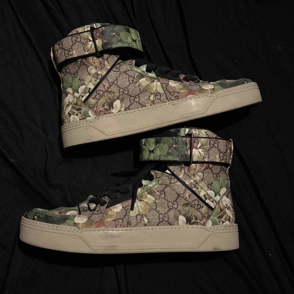 Gucci GG Supreme High 'Blooms Print' - Picture 2 of 2